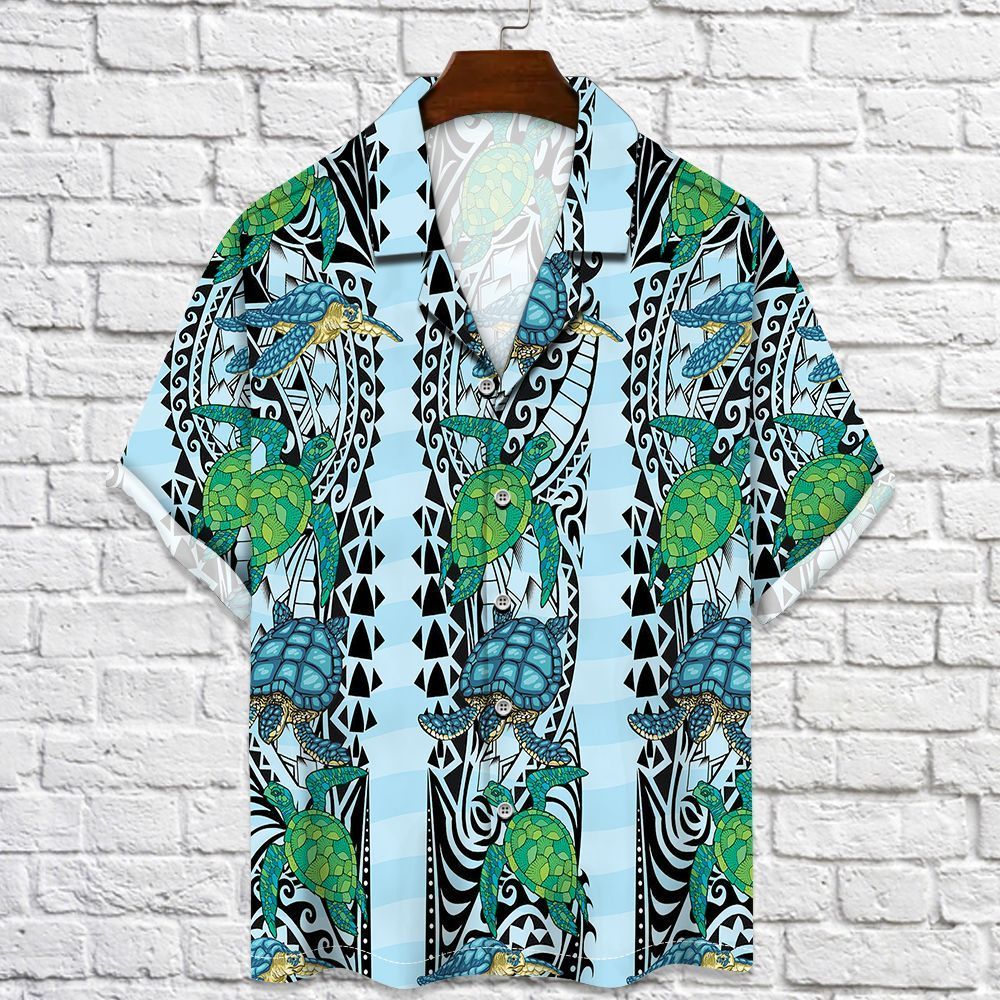 Turtle Lover Hawaiian Shirt Women Men