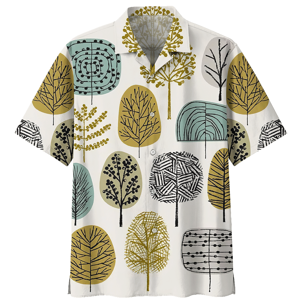 Twig Botanical Hawaiian Shirt