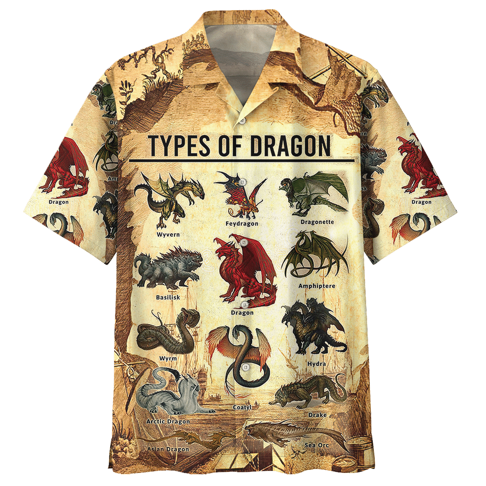 Type Of Dragon Hawaiian Shirt