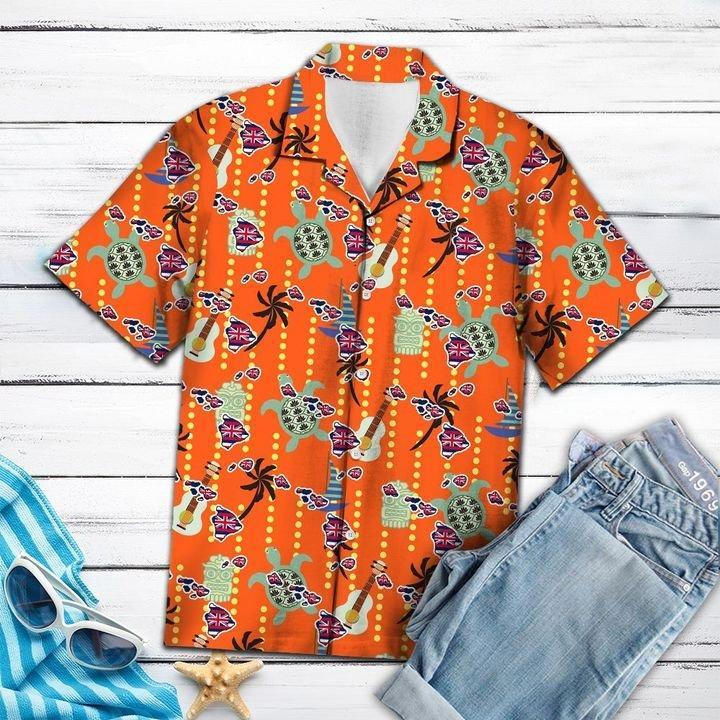 Ukulele Hawaiian Shirt