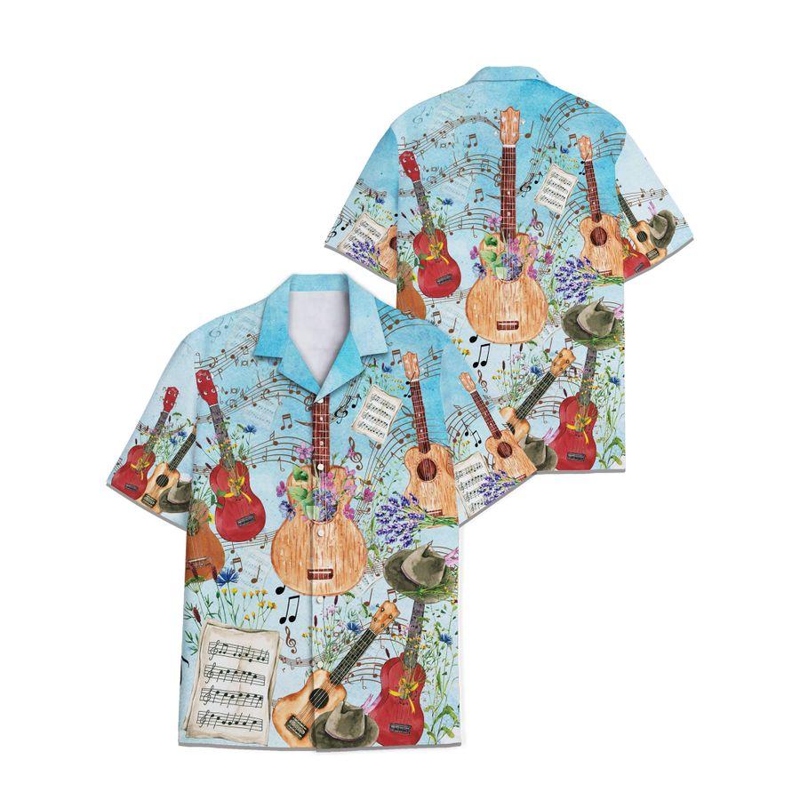 Ukulele Hawaiian Shirt