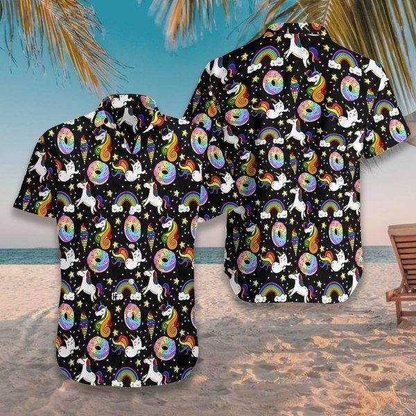 Unicorn Hawaiian Shirt Unicorn Rainbow Gifts