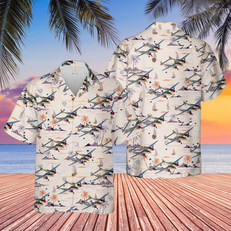 United States Air Forces Lockheed Hawaiian Shirt