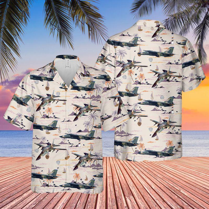 Us Air Force General Dynamics Hawaiian Shirt