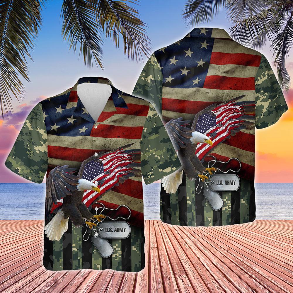 Us Army Hawaiian Shirt