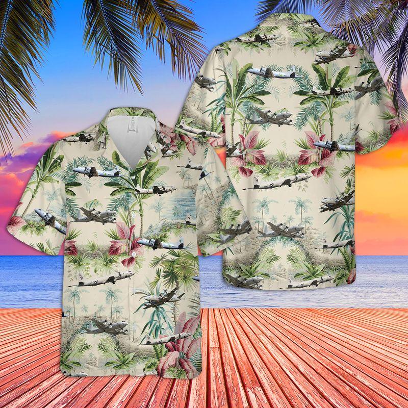 Us Navy Lockheed P-3 Orion Hawaiian Shirt