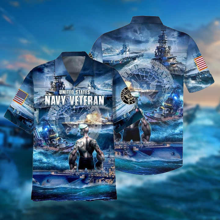 Us Navy Veteran Hawaiian Shirt