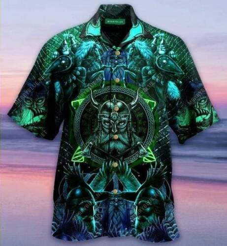 Valhalla Viking Hawaiian Shirt