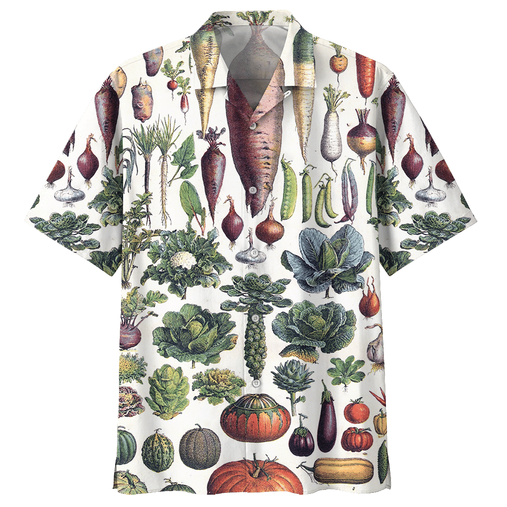 Vegetables Botanical Hawaiian Shirt