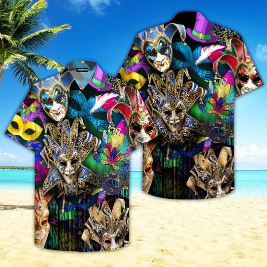 Venetian Mardi Gras Hawaiian Shirt