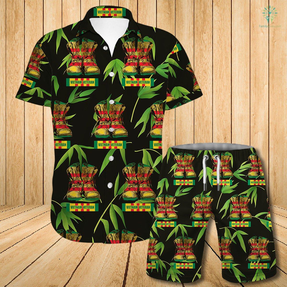 Veteran Hawaiian Shirt Set