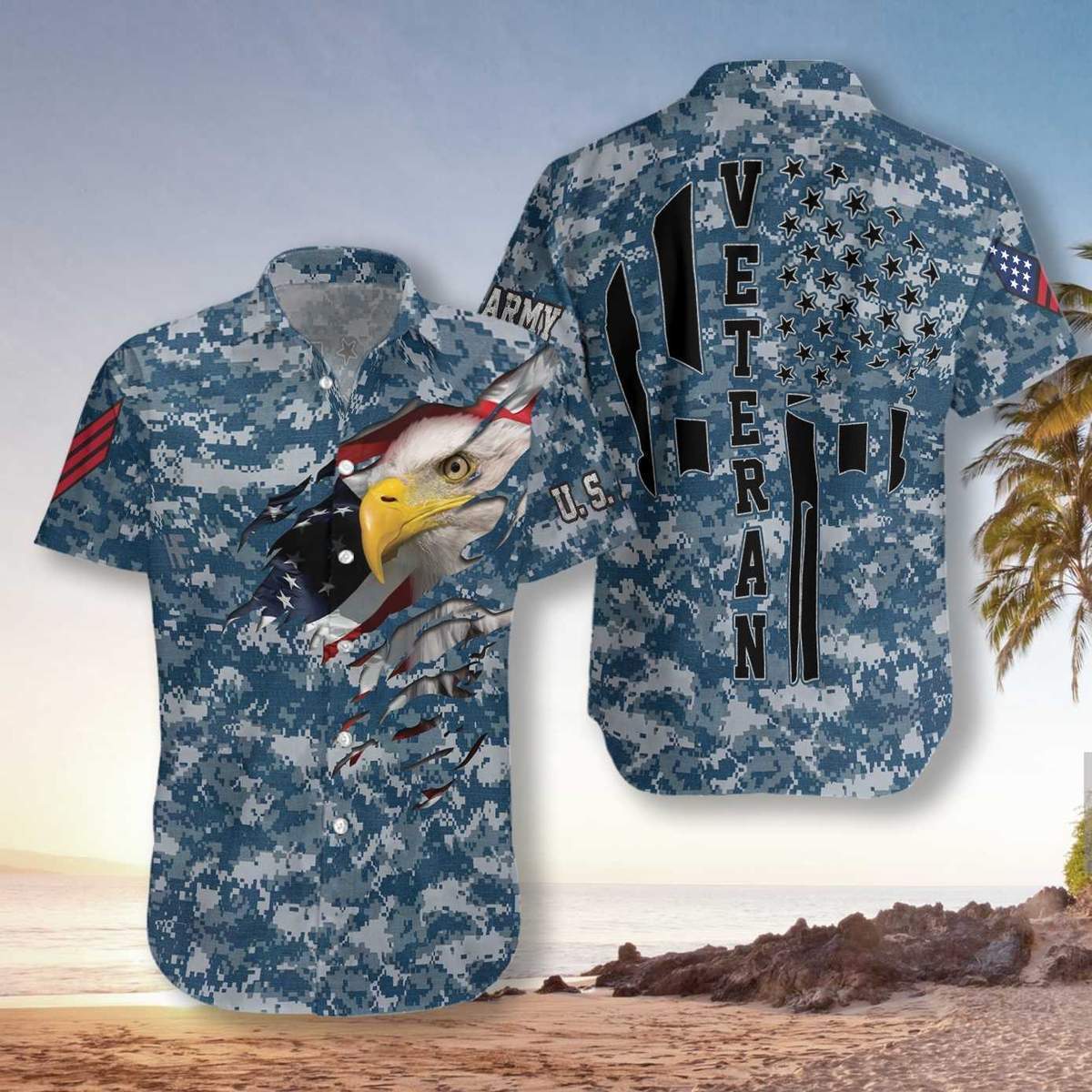 Veteran Proud Us Navy Hawaiian Shirt