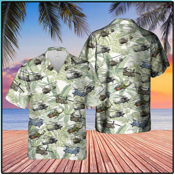 Vietnam Era Helicopters Hawaiian Shirt