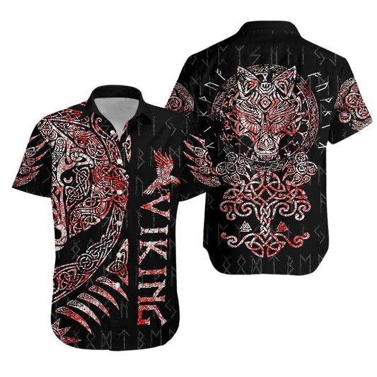 Viking Bear Blood Hawaiian Shirt