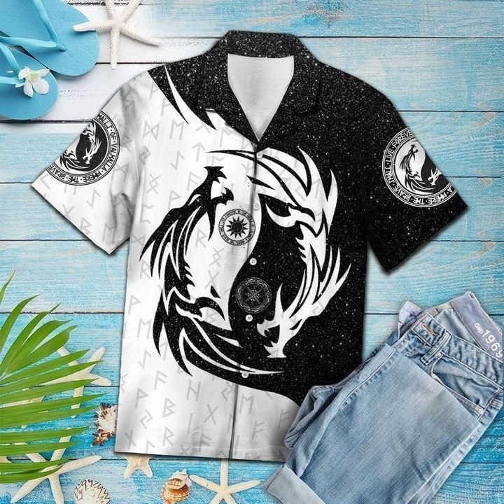 Viking Dragon Hawaiian Shirt