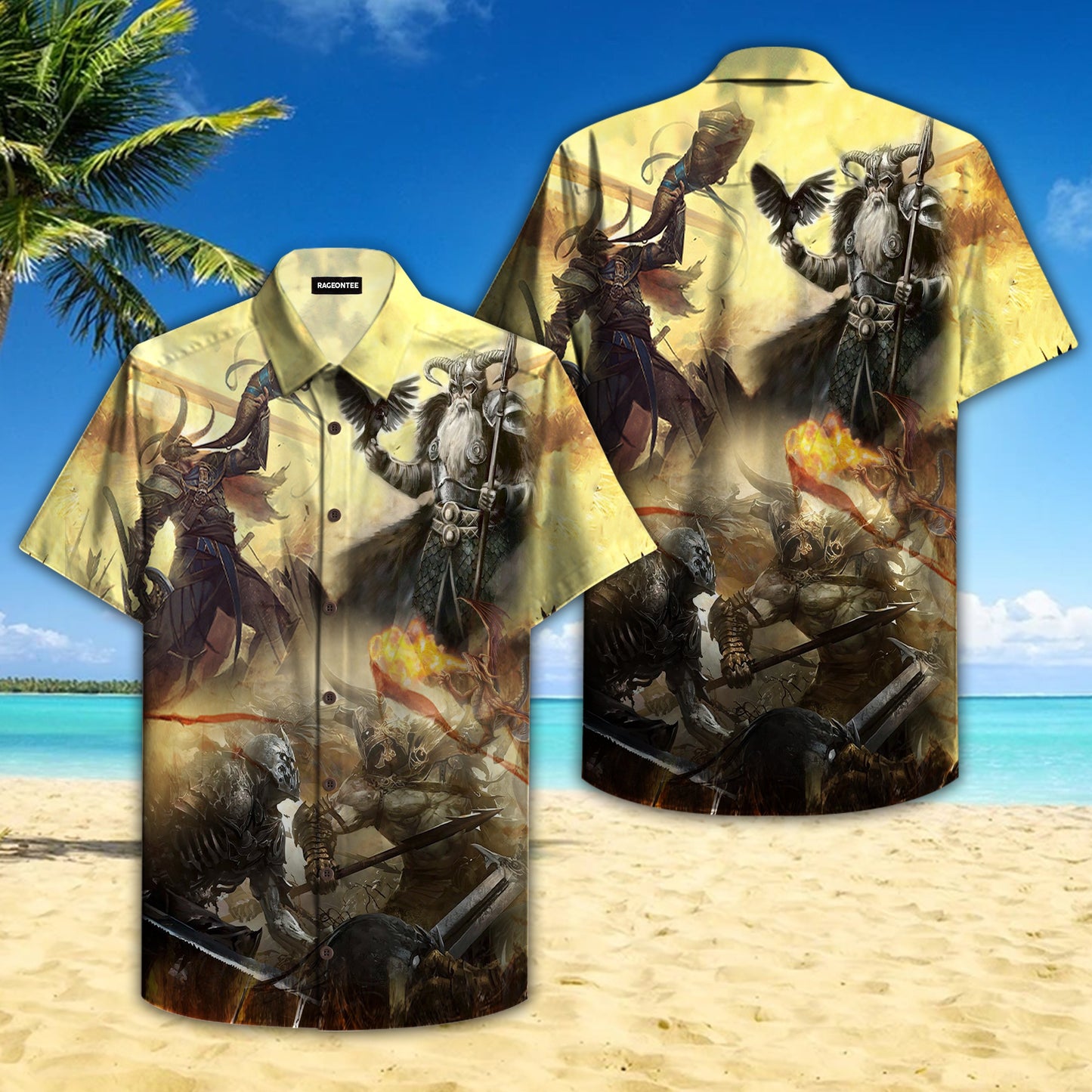 Viking Historical Hawaiian Shirt