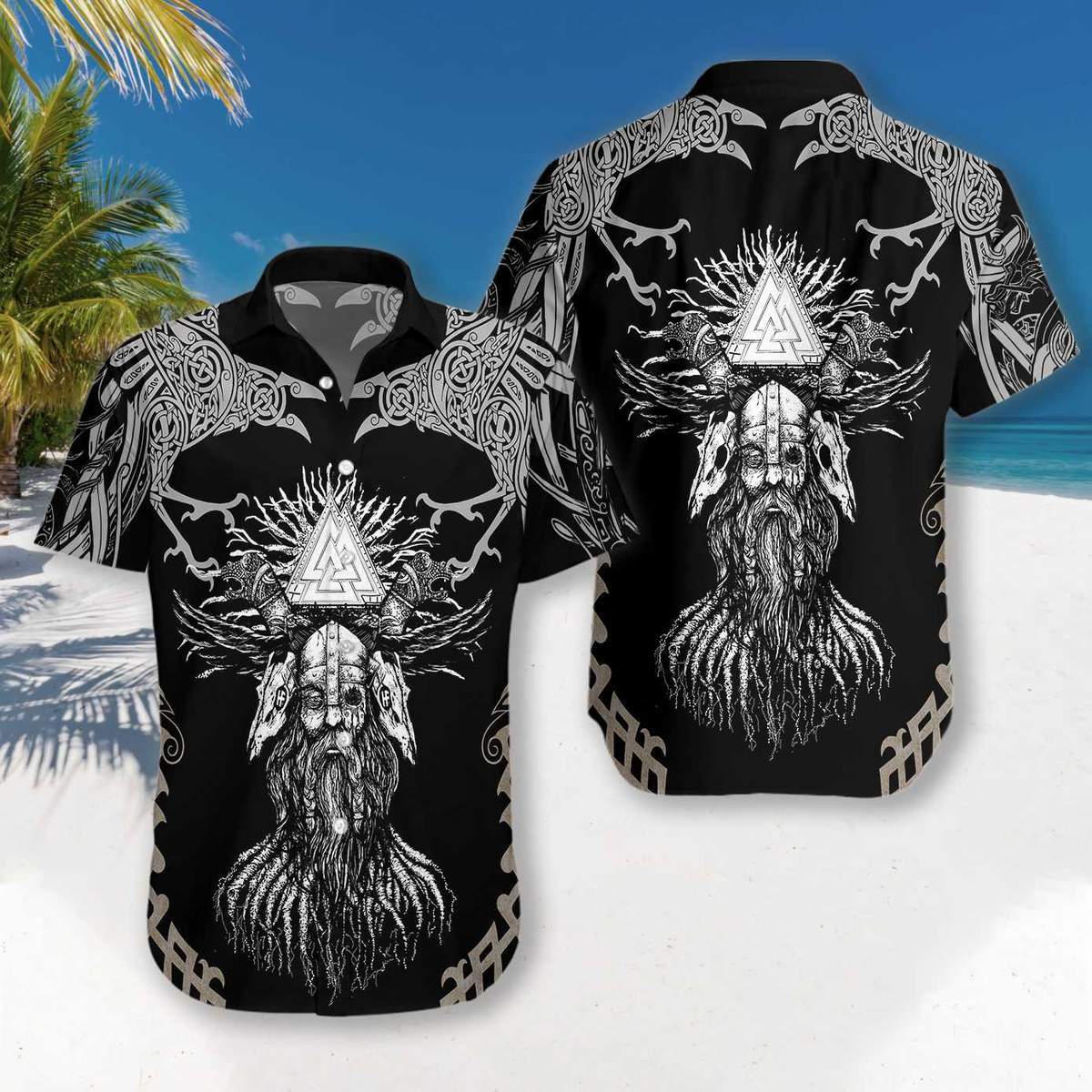 Viking Odin Hawaiian Shirt