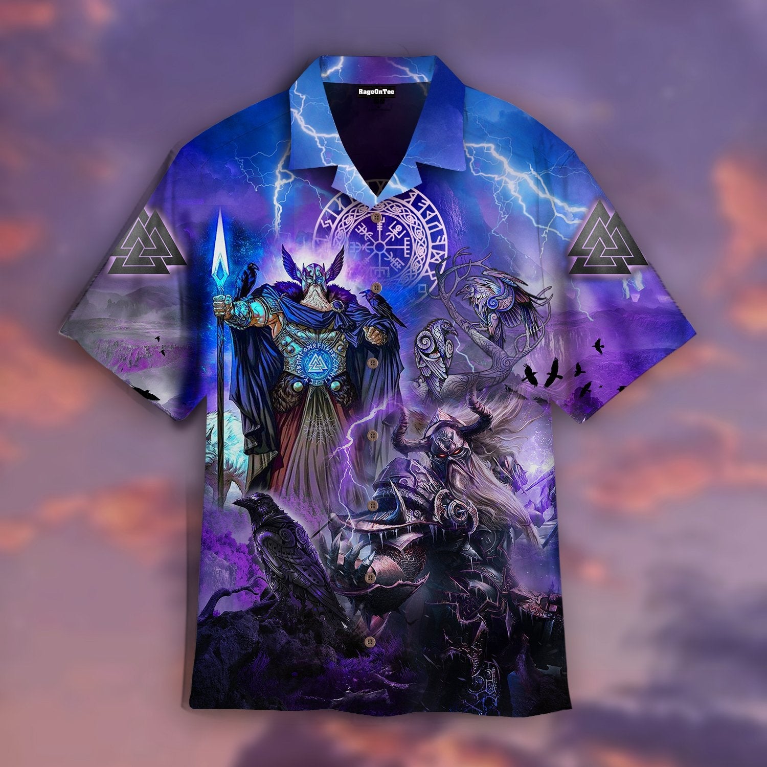 Viking Odin Hawaiian Shirt