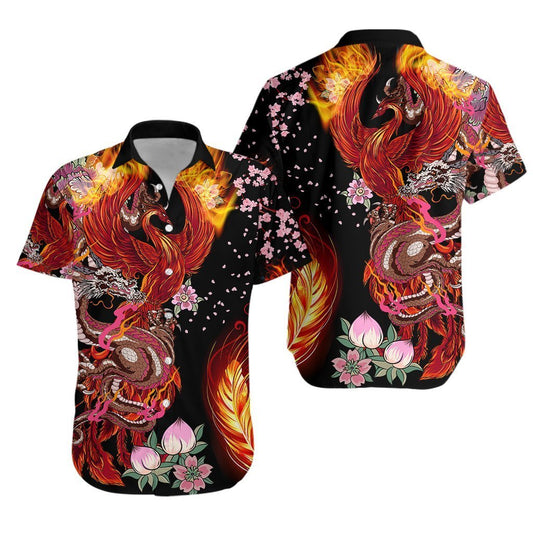 Viking Phoenix Hawaiian Shirt