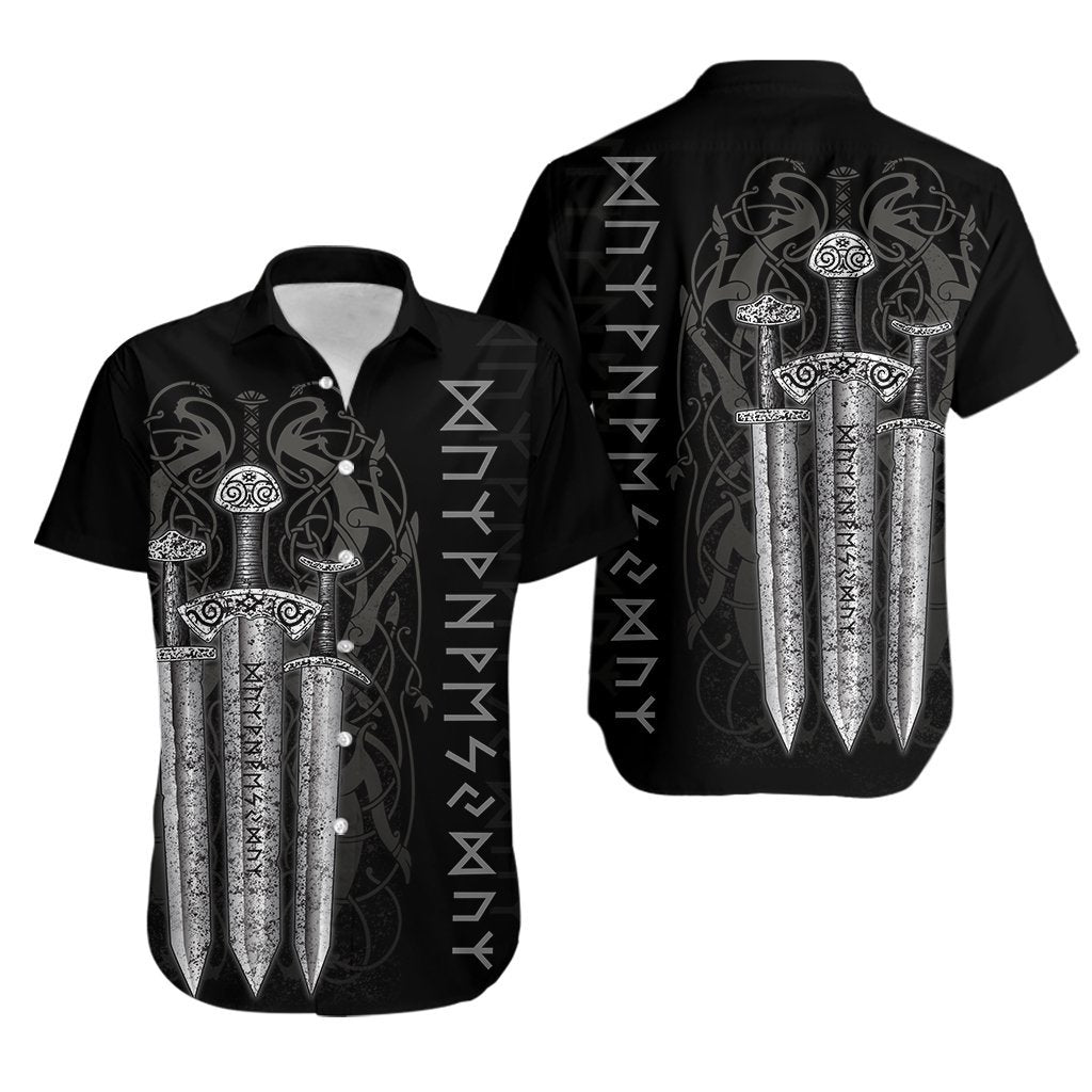 Viking Sword Hawaiian Shirt