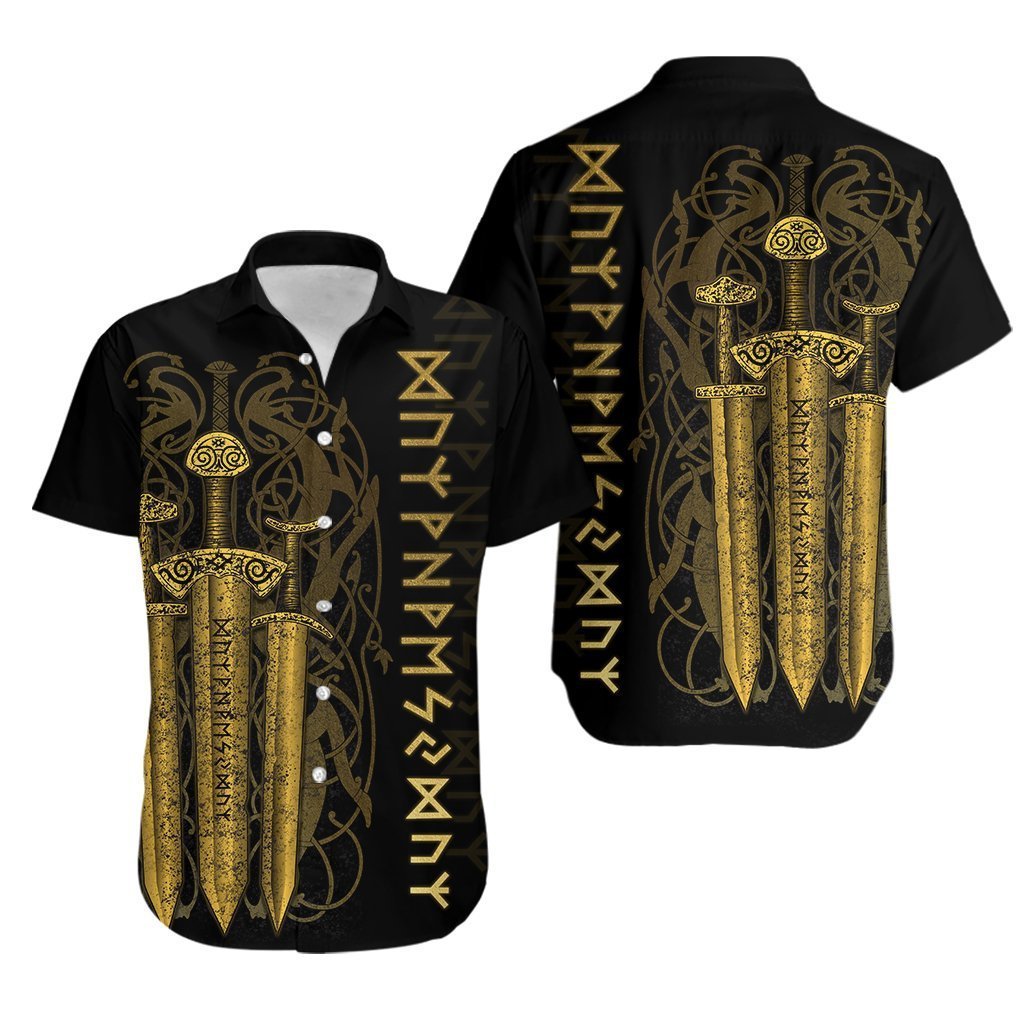 Viking Sword Hawaiian Shirt