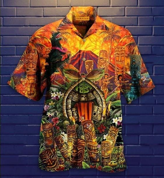 Wakaka Aloha Tiki Funny Hawaiian Shirt