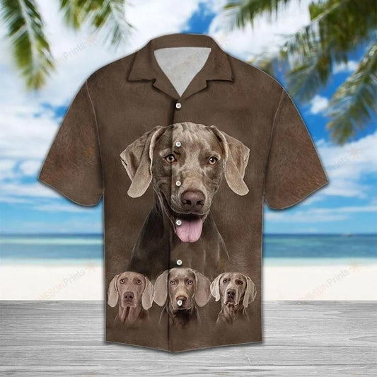 Weimaraner Brown Amazing Design Hawaiian Shirt