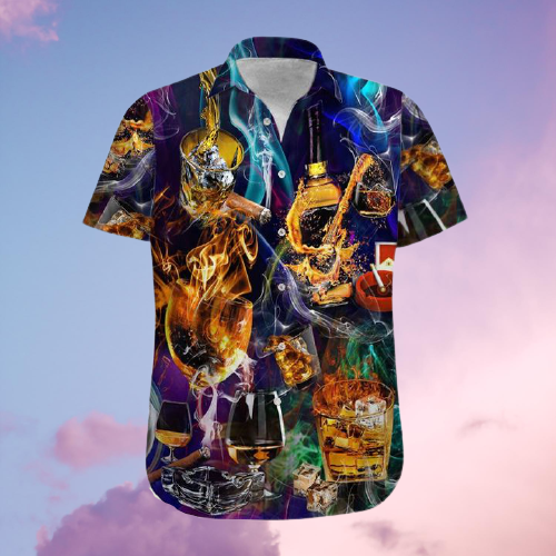 Whisky Hawaiian Shirt