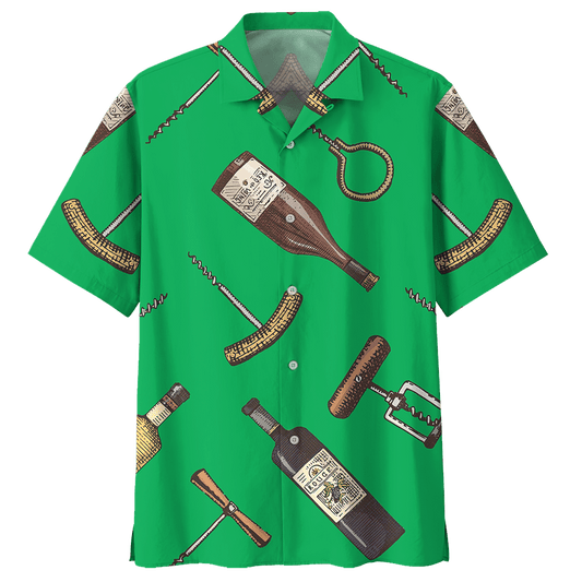 Wine Opener Wine Hawaiian Shirt