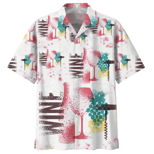 Wine Splash Hawaiian Shirt