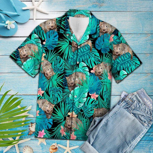 Wombat Tropical Hawaiian Shirt