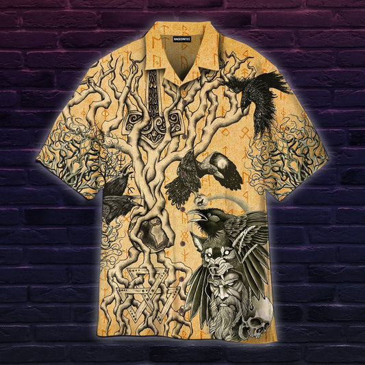 Wonderful Viking Tree Of Life Hawaiian Shirt