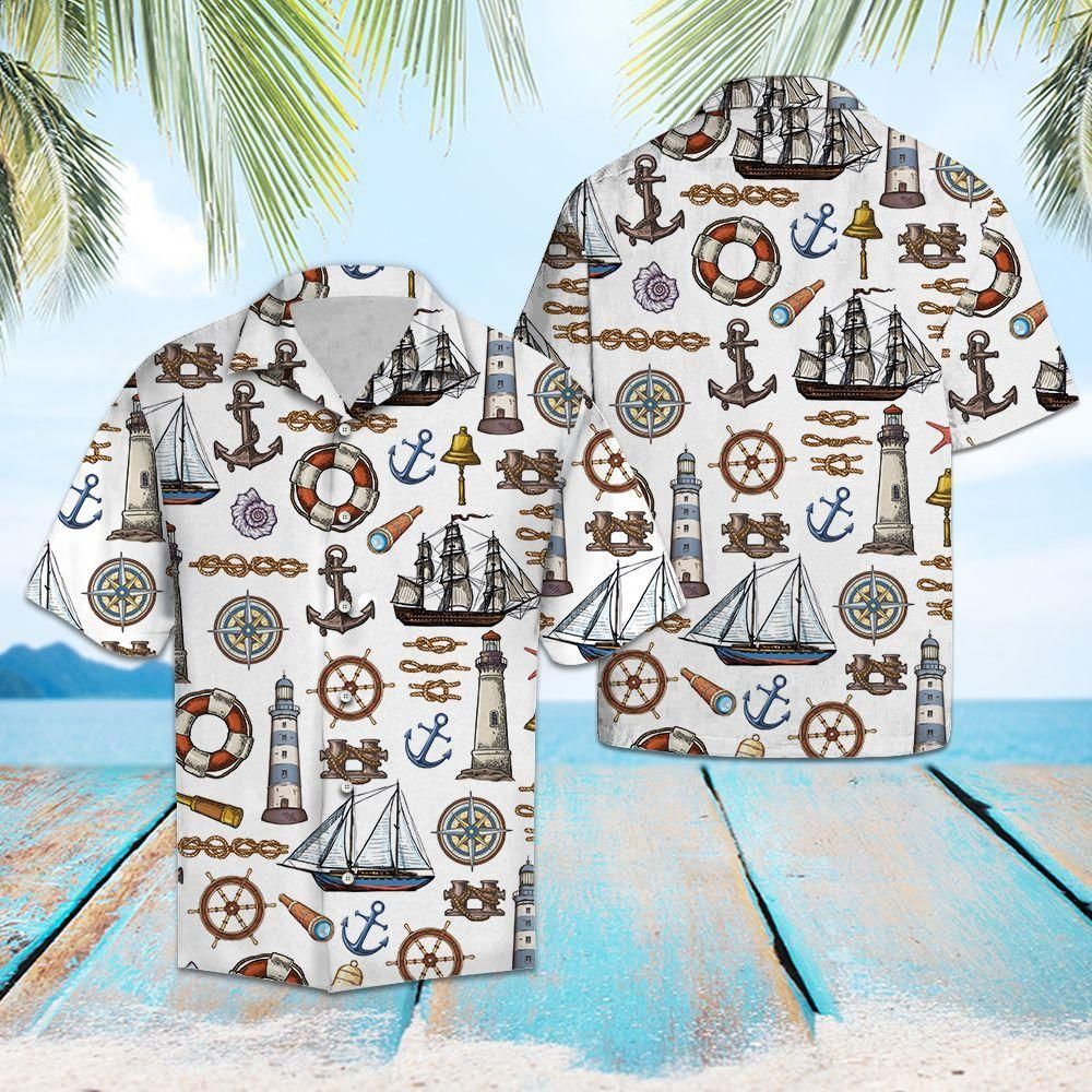 Yachtsman White Amazing Design Hawaiian Shirt