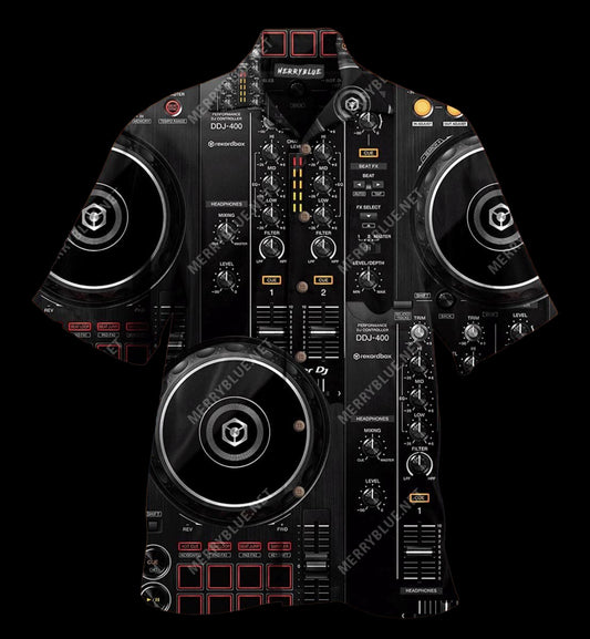 Yes I Am The Dj Black Nice Design Hawaiian Shirt