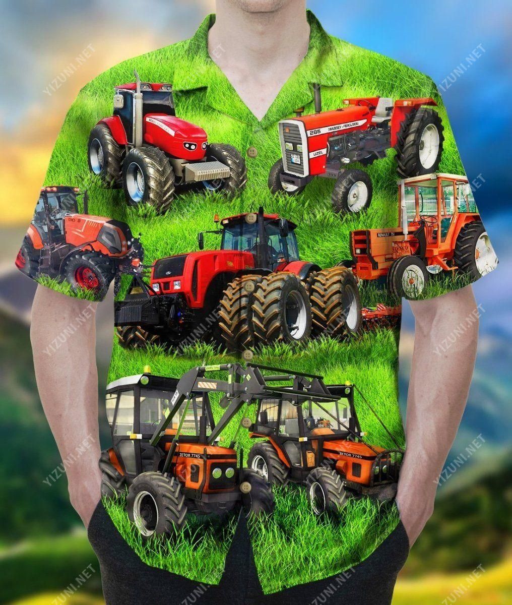 You Can Never Have Too Many Tractors Green Amazing Design Hawaiian Shirt