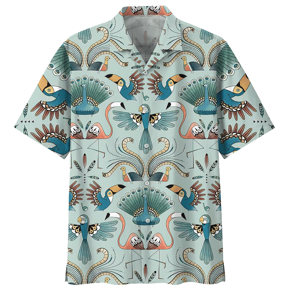 Flamingo Hawaiian Shirt Azs004