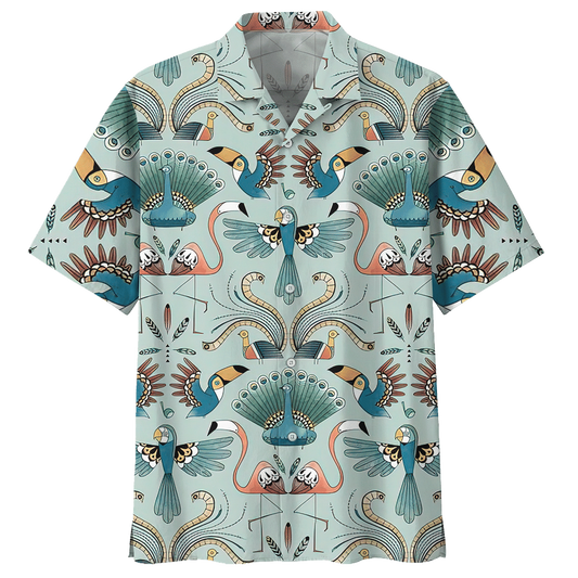 Flamingo Hawaiian Shirt Azs004