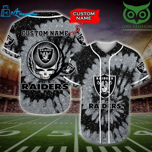 Las Vegas Raiders Baseball Jersey GD Band Personalized Gift, Custom Name Number