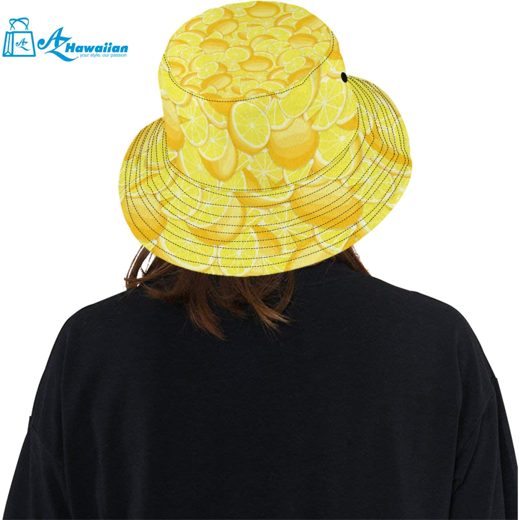 lemon pattern Unisex Bucket Hat