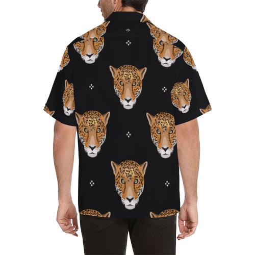 Leopard Head Pattern Hawaiian Shirt
