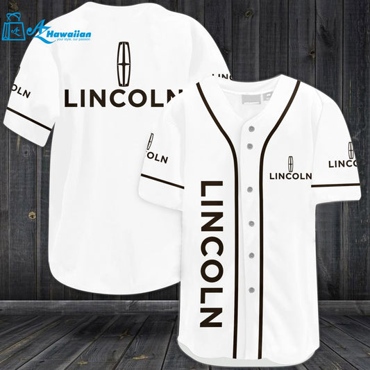 Lincoln Car Baseball Jersey 