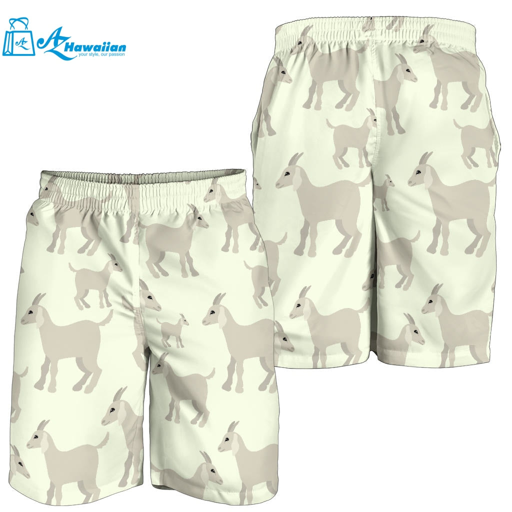 Little Young Goat Pattern Men Shorts