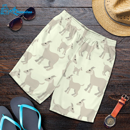 Little Young Goat Pattern Men Shorts