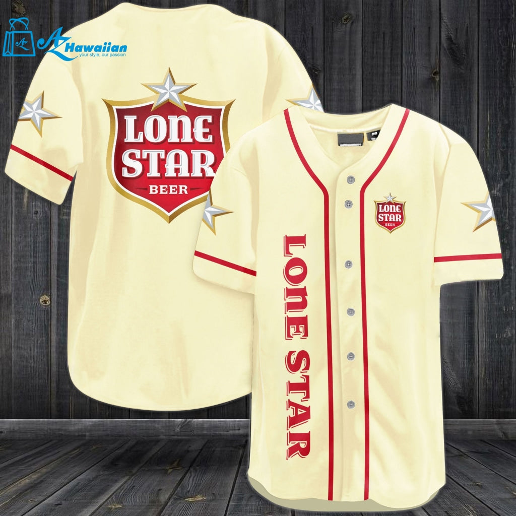 Lone Star Beer Baseball Jersey 