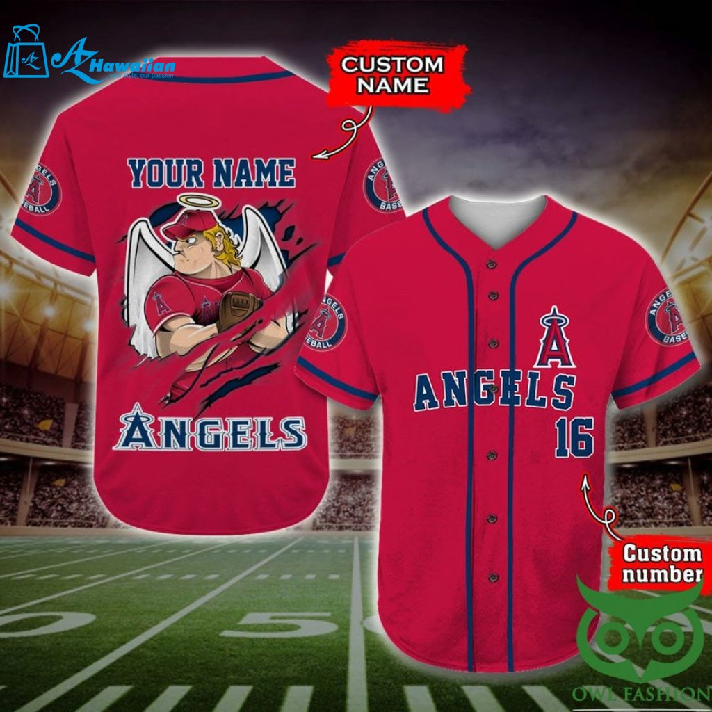 Los Angeles Angels Baseball Jersey Personalized Gift, Custom Name Number