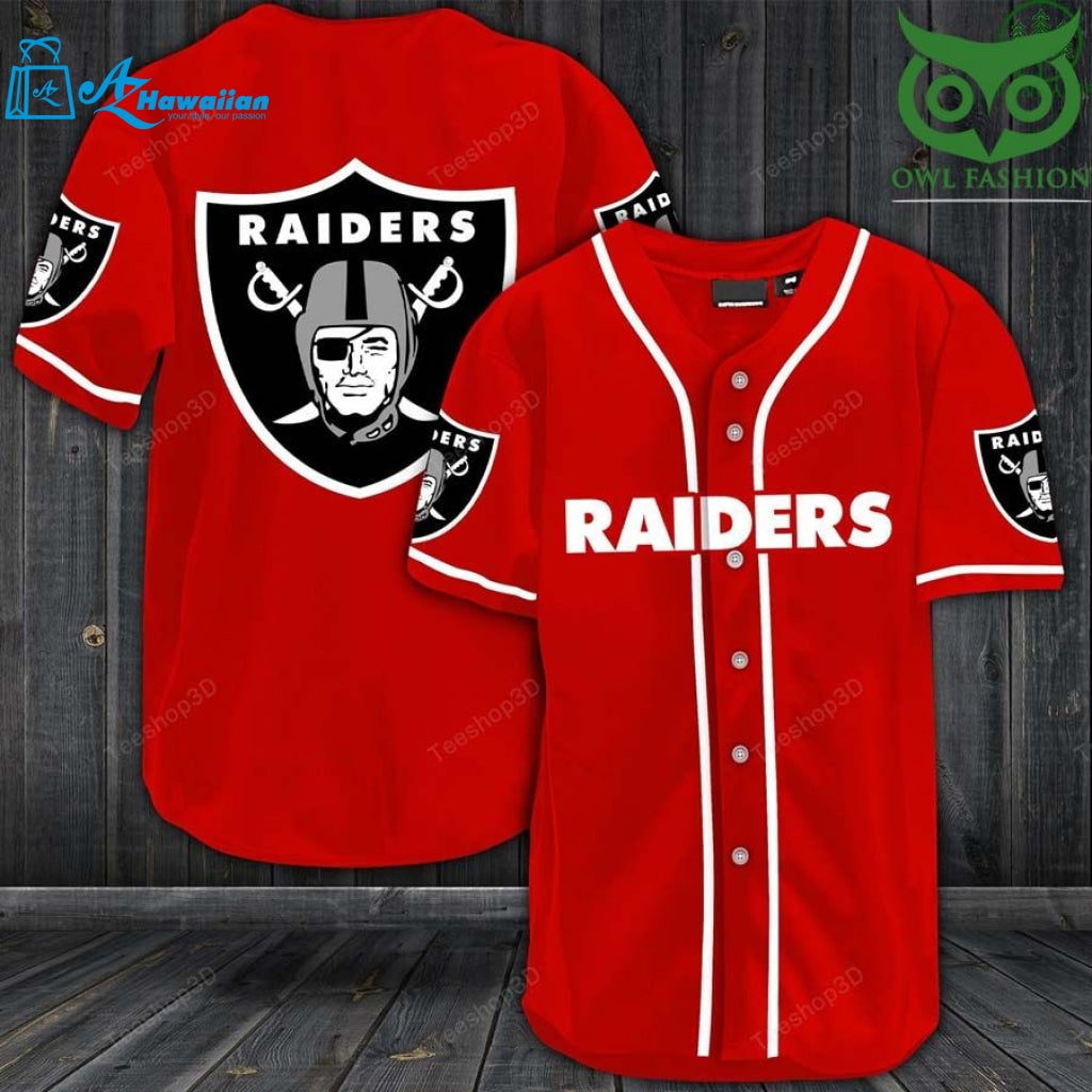 Los Angeles Raiders baseball Jersey shirt