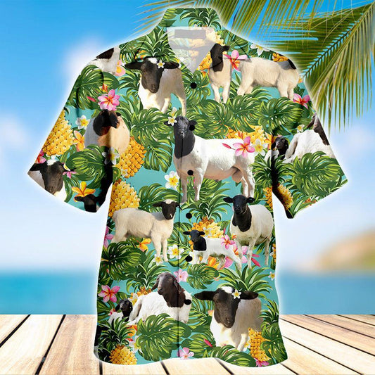 Black Headed Dorper sheep Beach Shirts 02