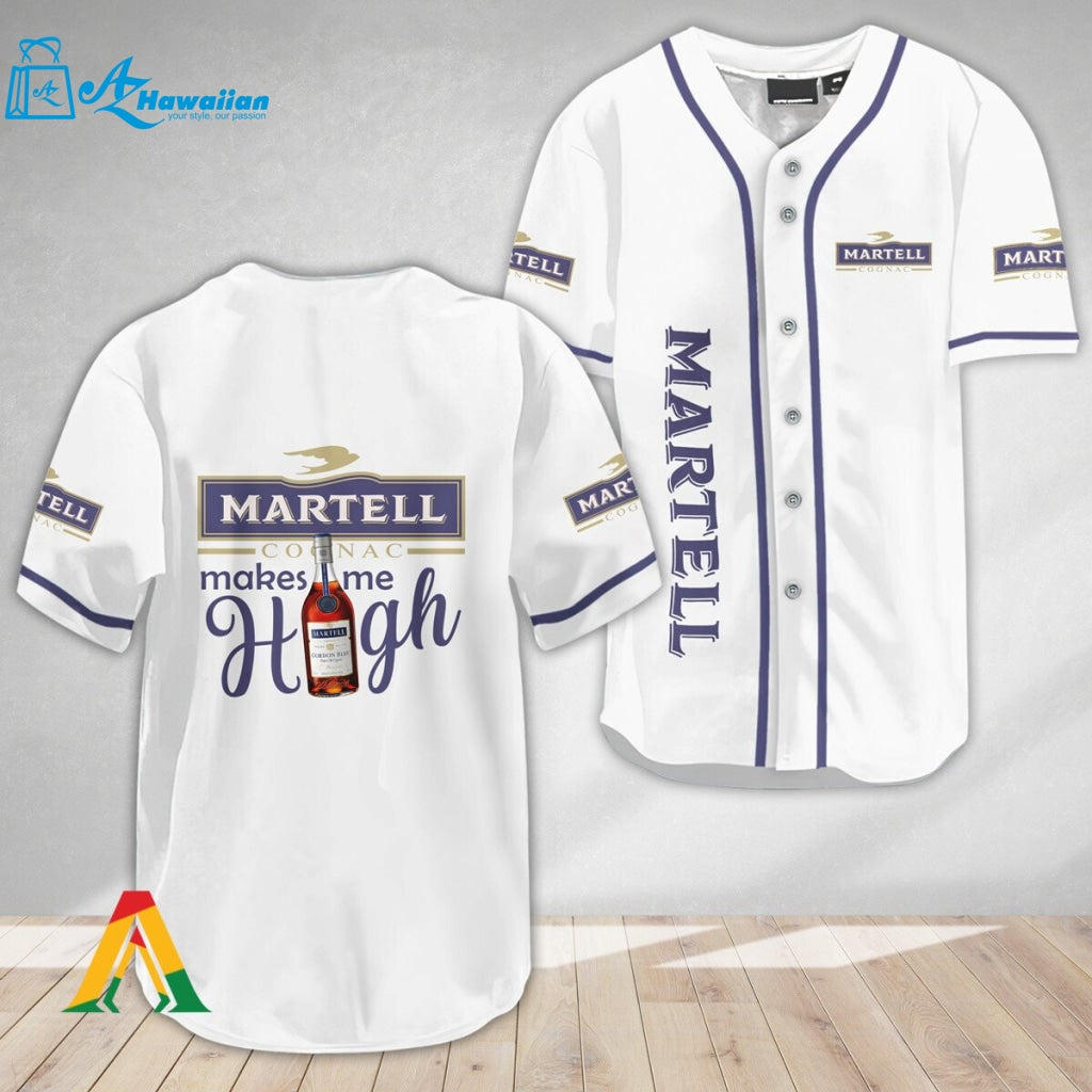 Martell Cognac Make Me High Baseball Jersey