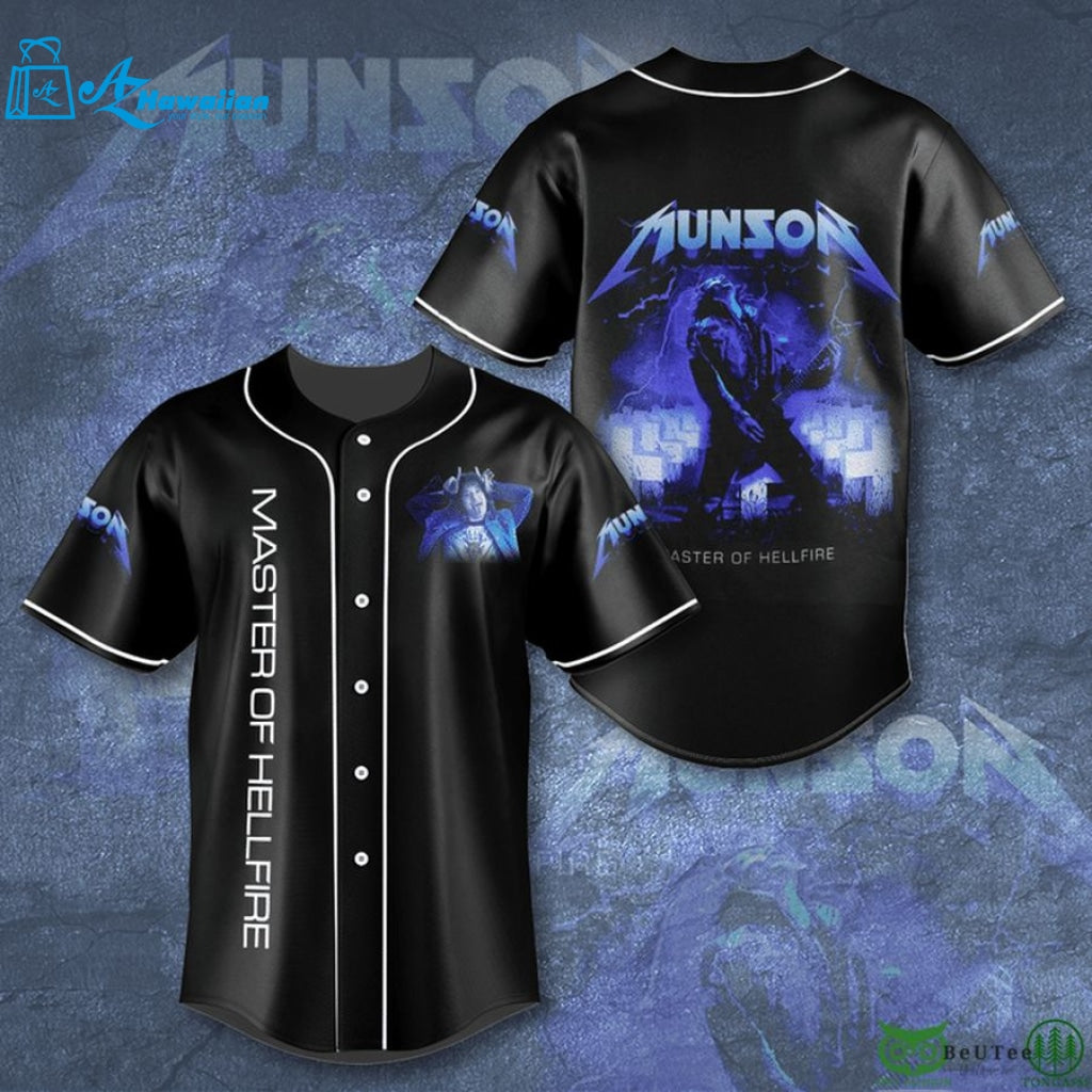 Master of Hellfire Munson Baseball Jersey Shirt