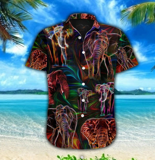 Elephant Fantasy Hawaiian Shirt